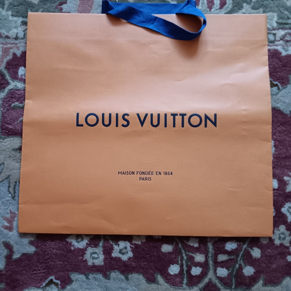 LOUIS VUITTON Paper Shopping Bag Large Size